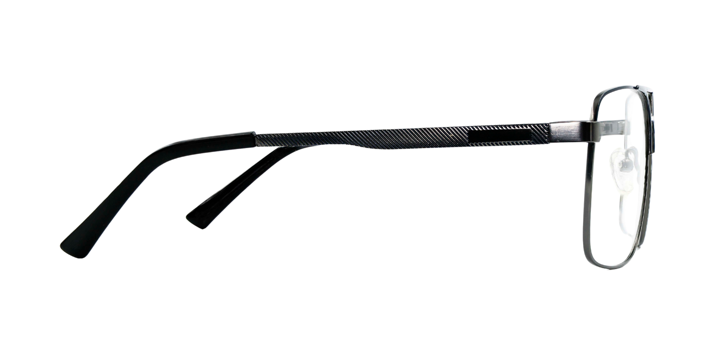 Full Rim Double Bridge Rectangle Classic Eyeglasses