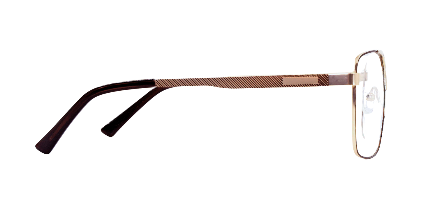 Full Rim Double Bridge Rectangle Classic Eyeglasses