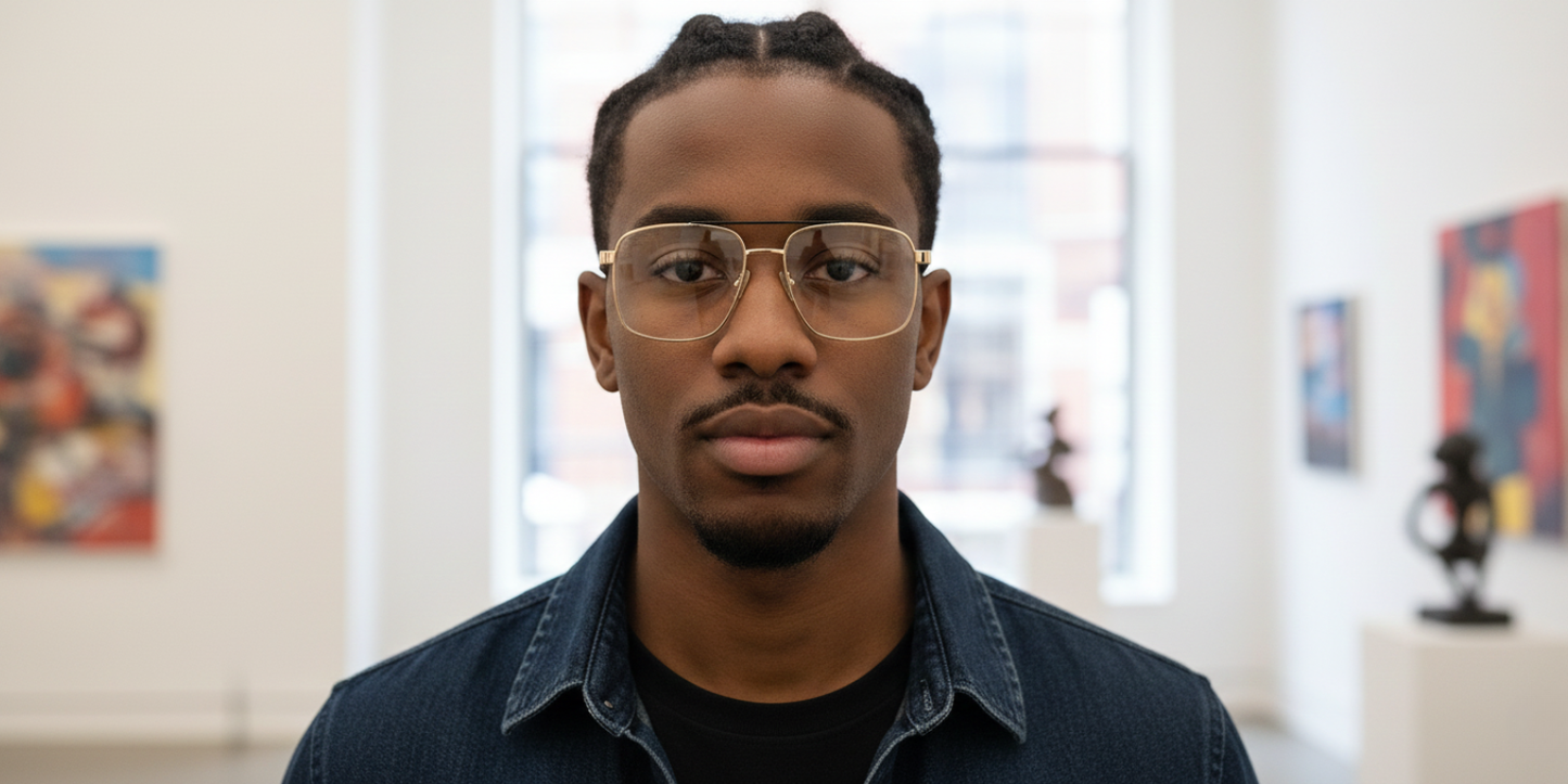 Full Rim Double Bridge Square Classic Eyeglasses