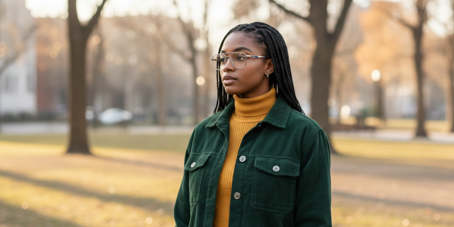 Full Rim Double Bridge Square Classic Eyeglasses
