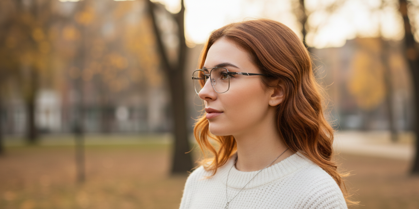 Full Rim Double Bridge Square Classic Eyeglasses