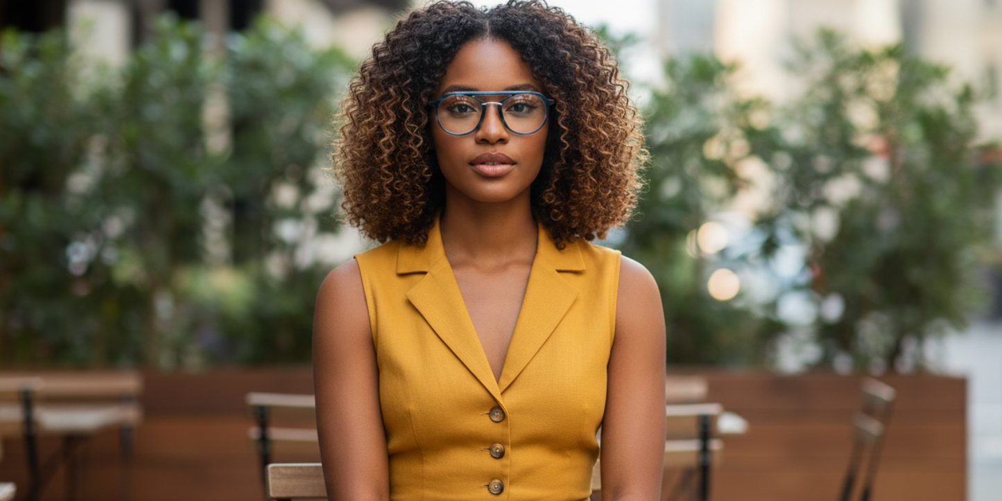 Full Rim Double Bridge Round Aviator Classic Eyeglasses
