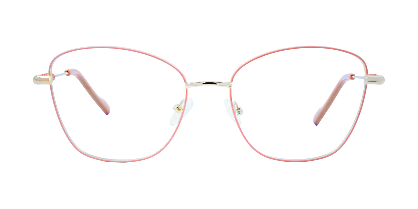 Full Rim Cat Eye Classic Eyeglasses with Sparkling Temple