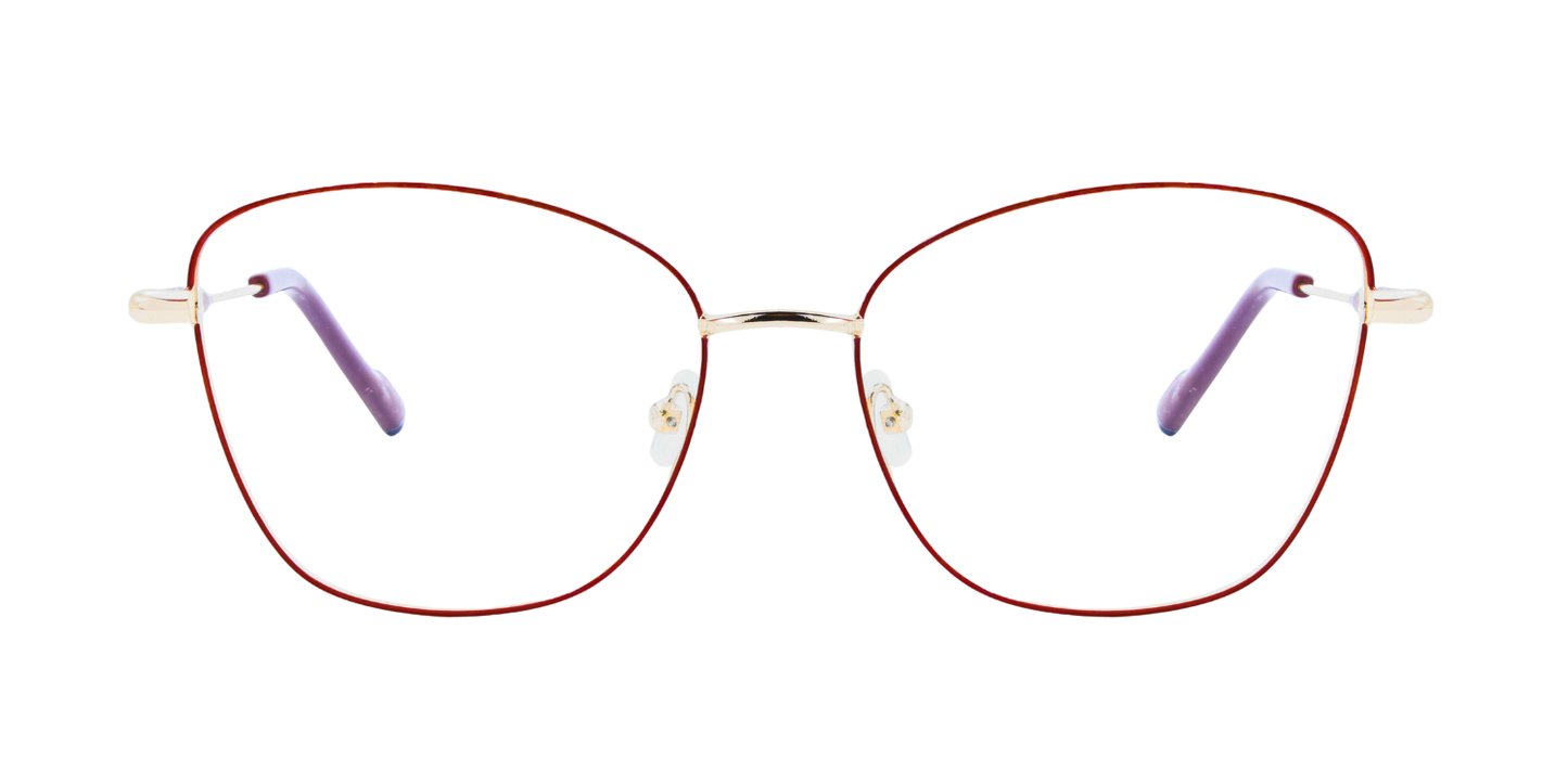 Full Rim Cat Eye Classic Eyeglasses with Sparkling Temple