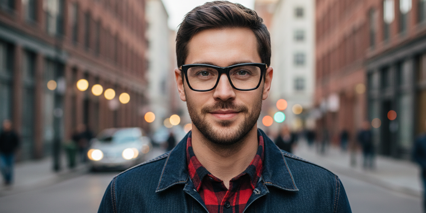 Full Rim Rectangle Classic Eyeglasses