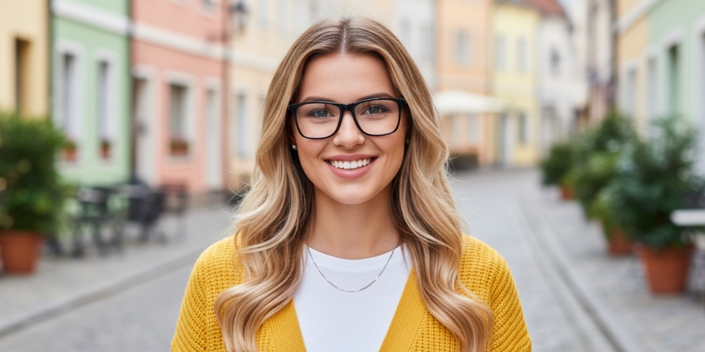 Full Rim Rectangle Classic Eyeglasses