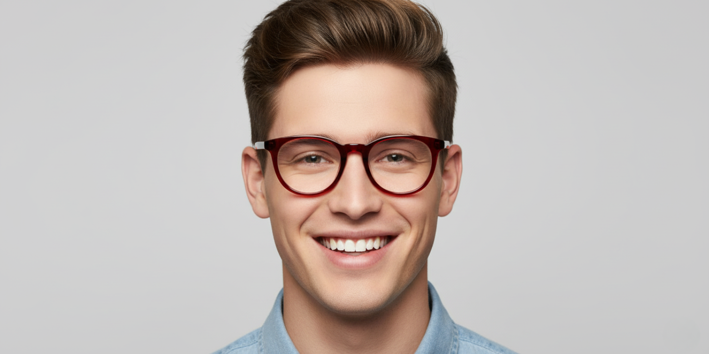 Full Rim Round Classic Eyeglasses