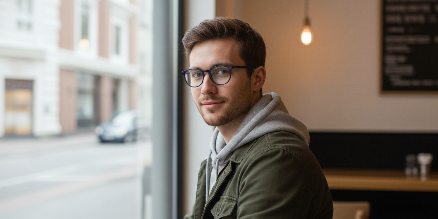 Full Rim Round Classic Eyeglasses
