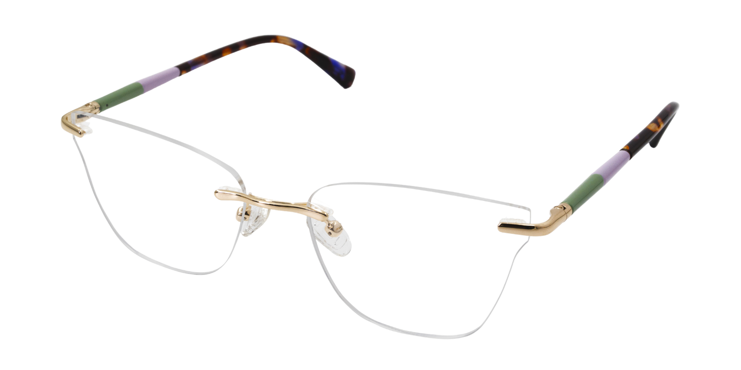 Rimless Cat Eye Premium Eyeglasses