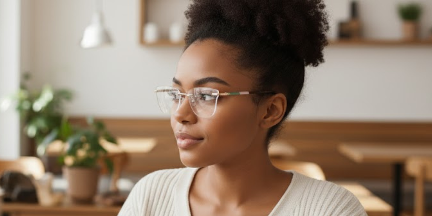 Rimless Cat Eye Premium Eyeglasses