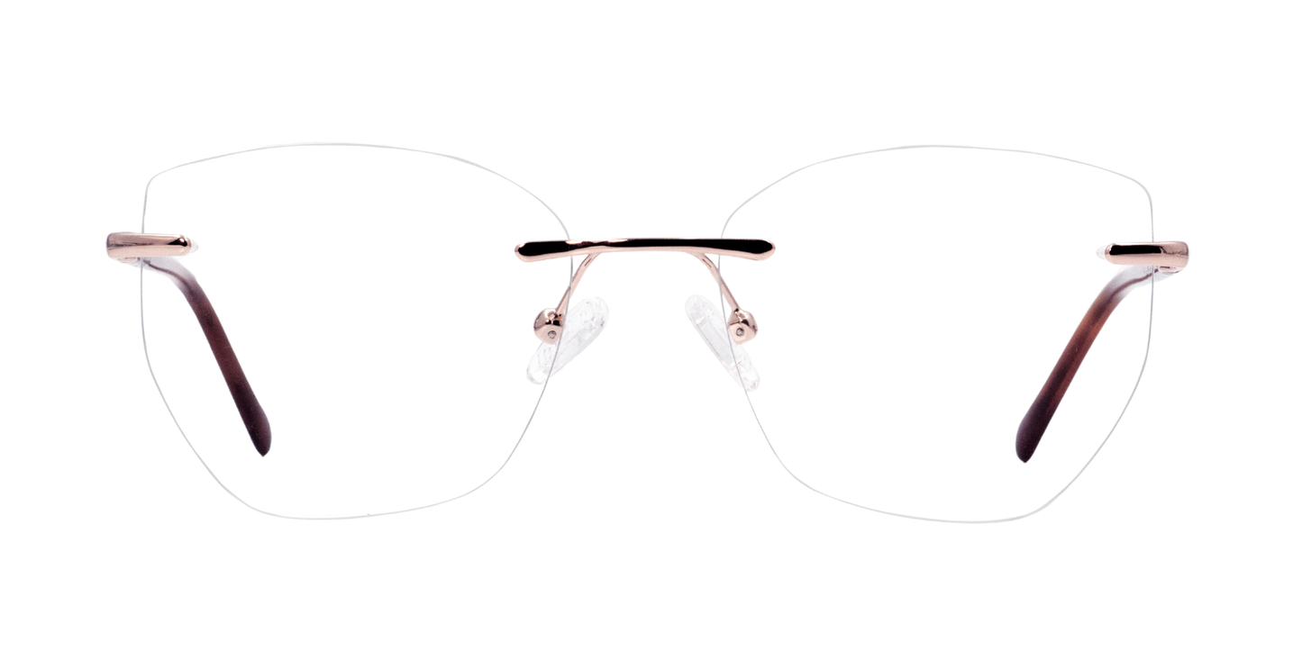 Rimless Cat Eye Premium Eyeglasses