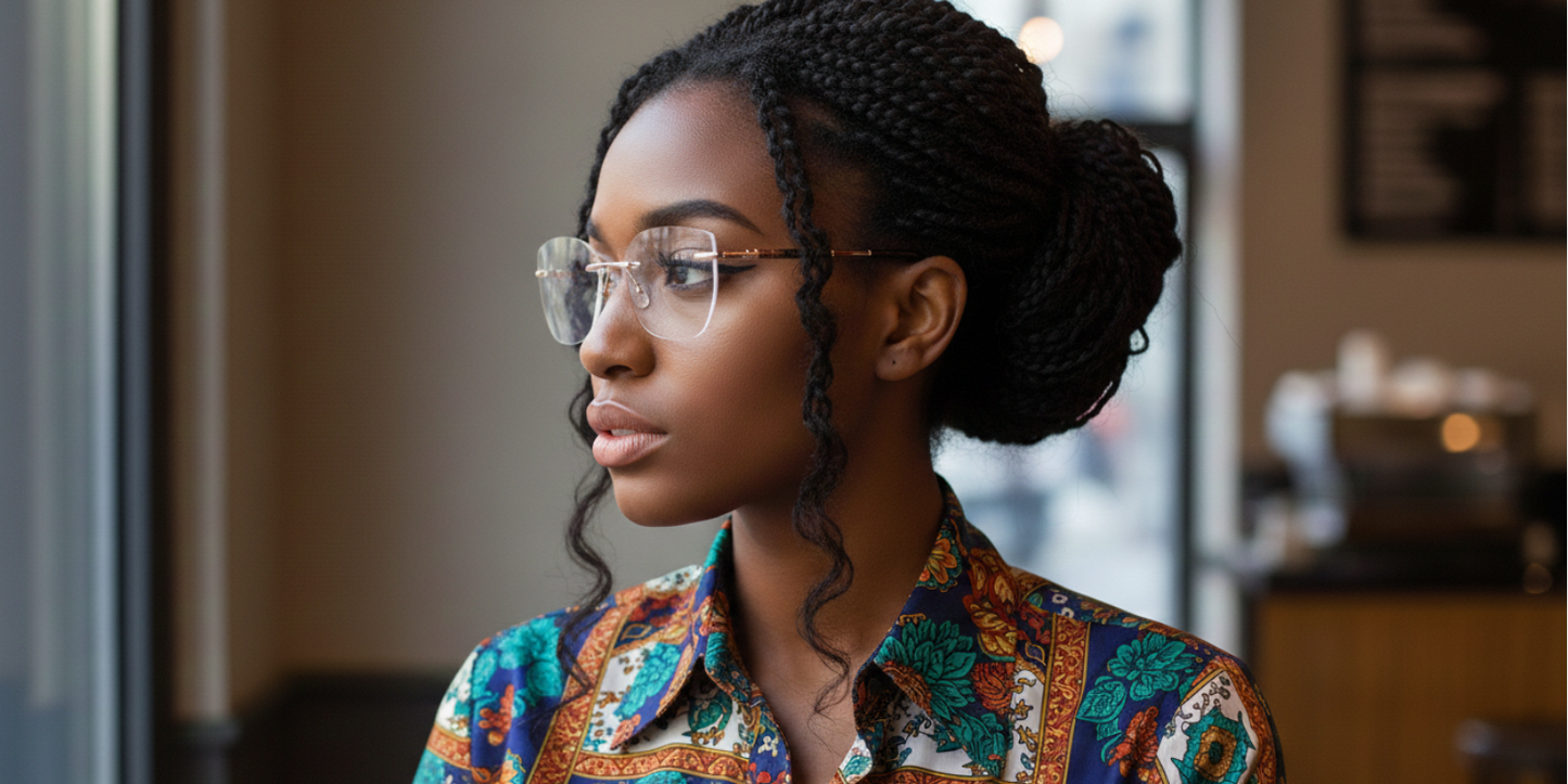Rimless Cat Eye Premium Eyeglasses