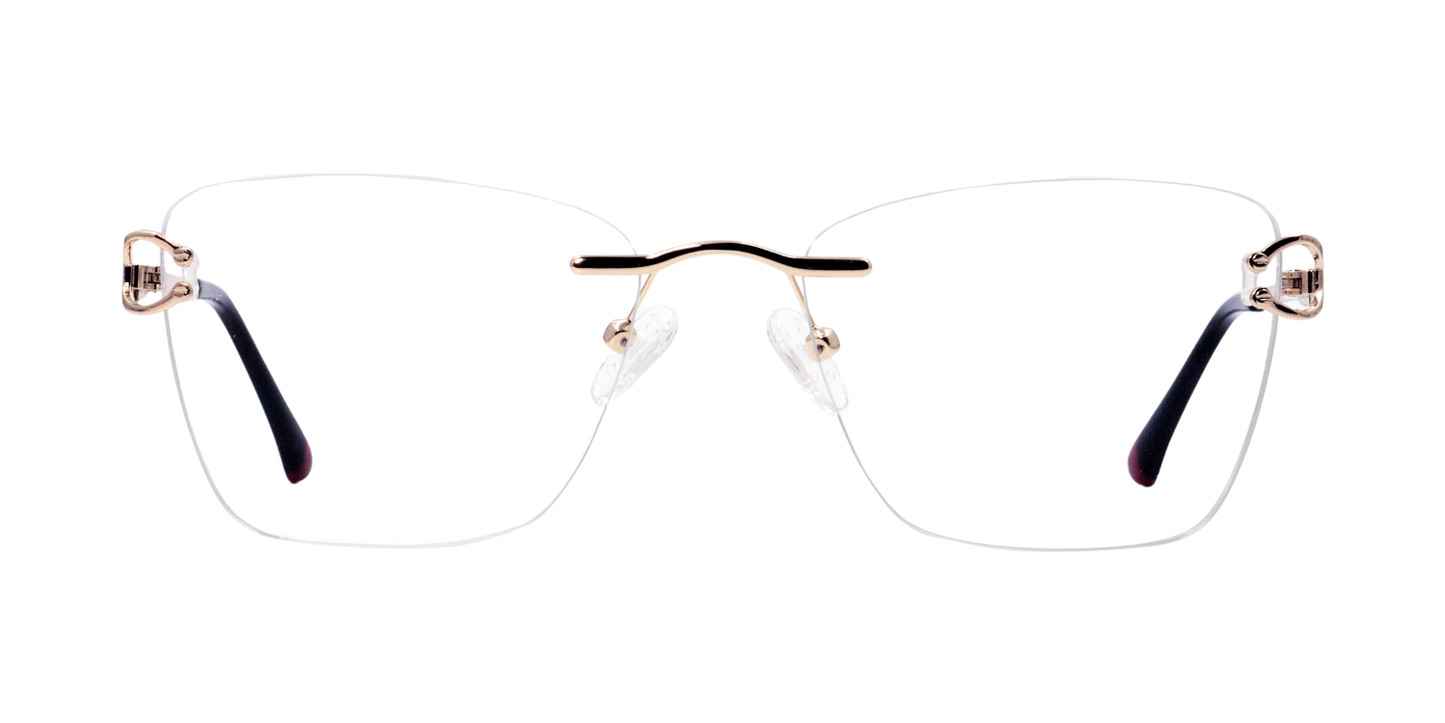 Rimless Cat Eye Premium Eyeglasses