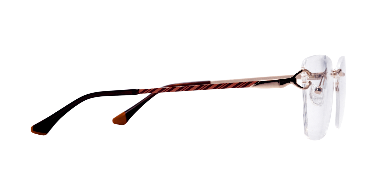 Rimless Cat Eye Premium Eyeglasses
