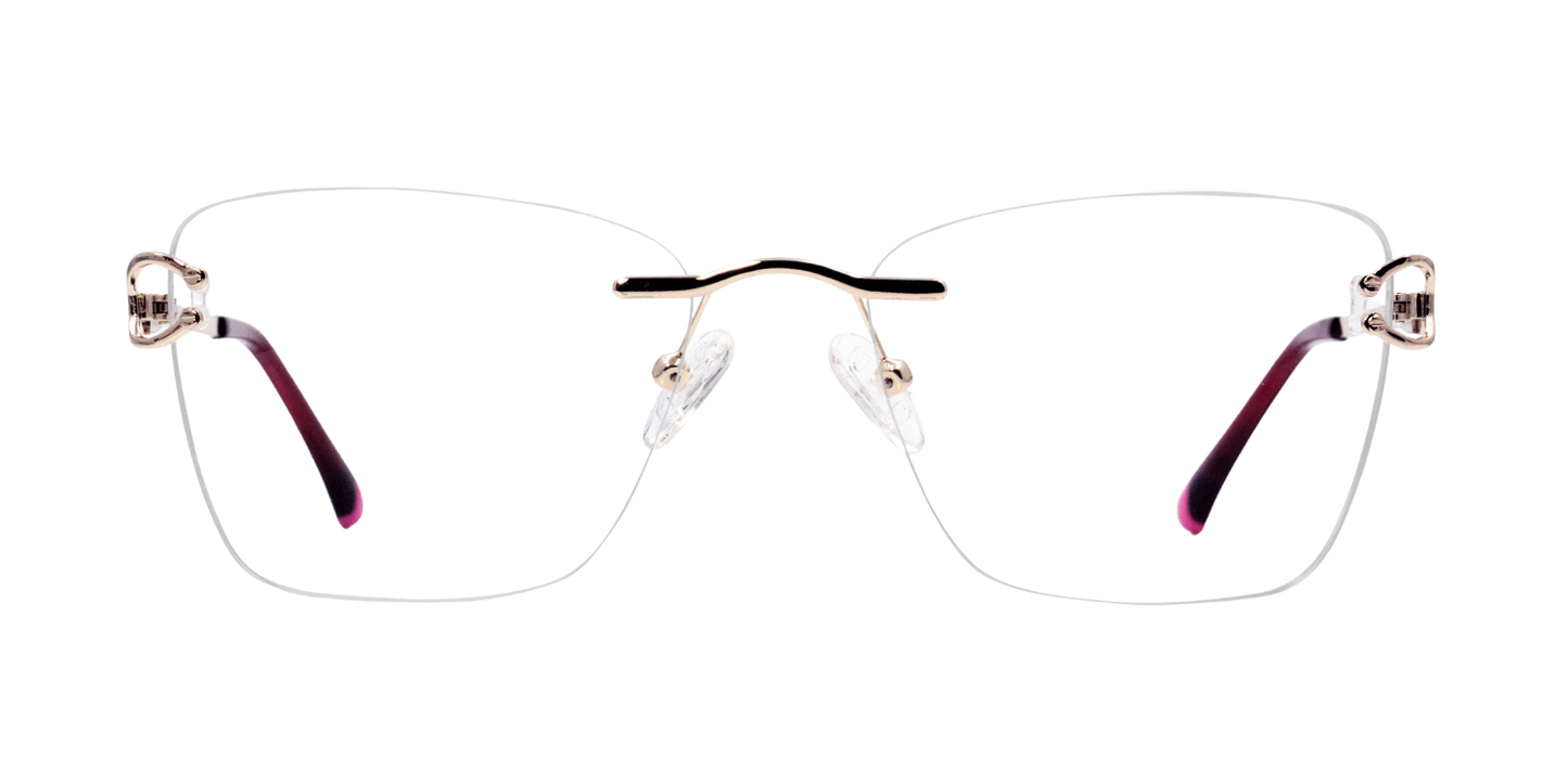 Rimless Cat Eye Premium Eyeglasses
