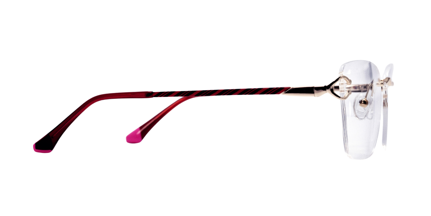 Rimless Cat Eye Premium Eyeglasses