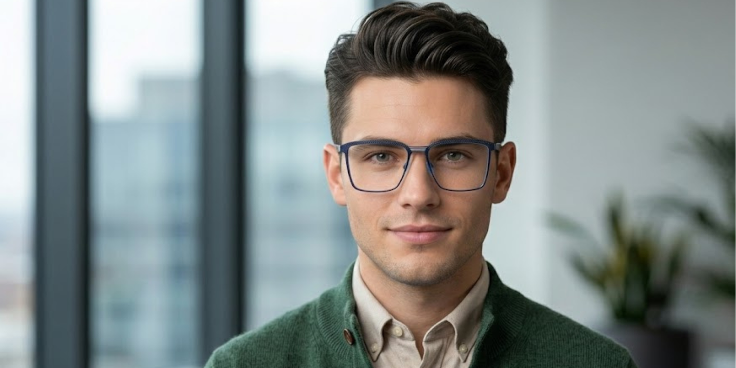 Full Rim Square Classic Eyeglasses