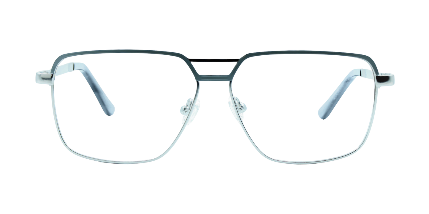 Full Rim Double Bridge Rectangle Classic Eyeglasses