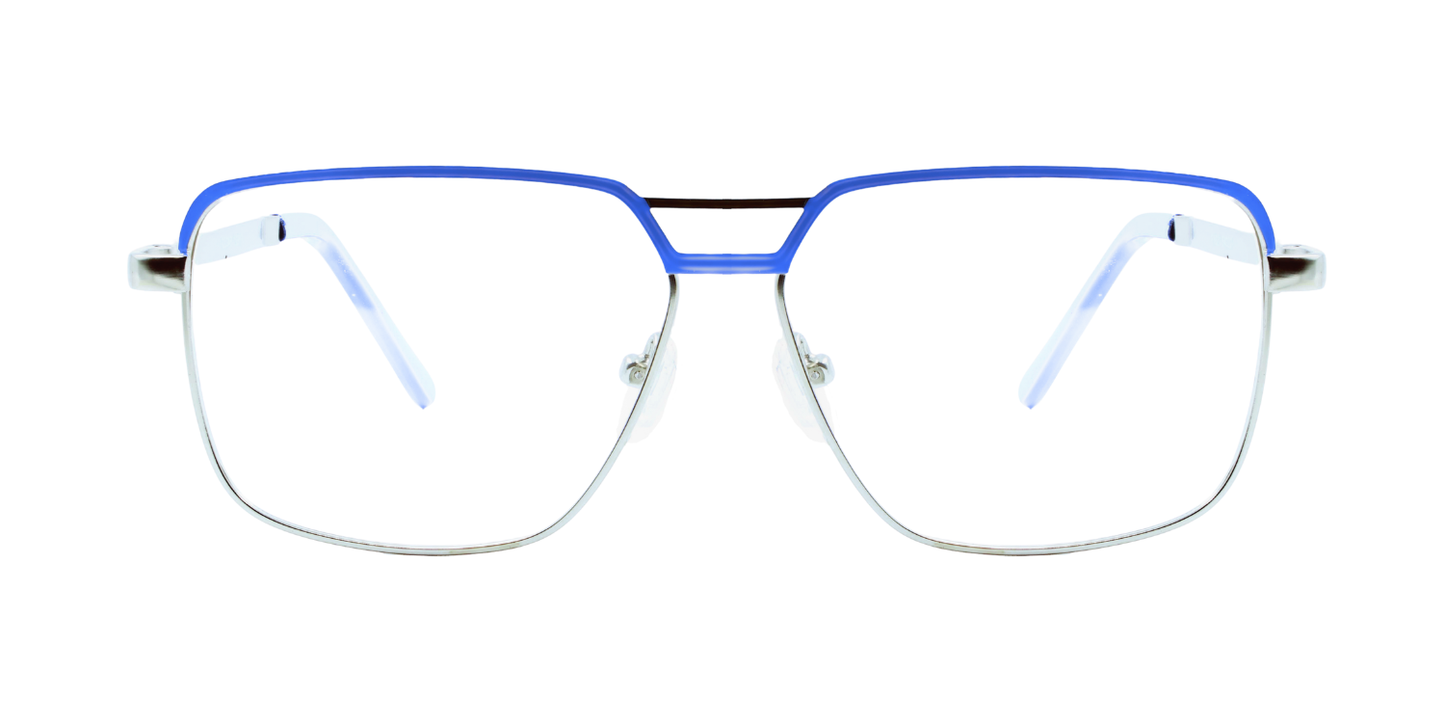 Full Rim Double Bridge Rectangle Classic Eyeglasses
