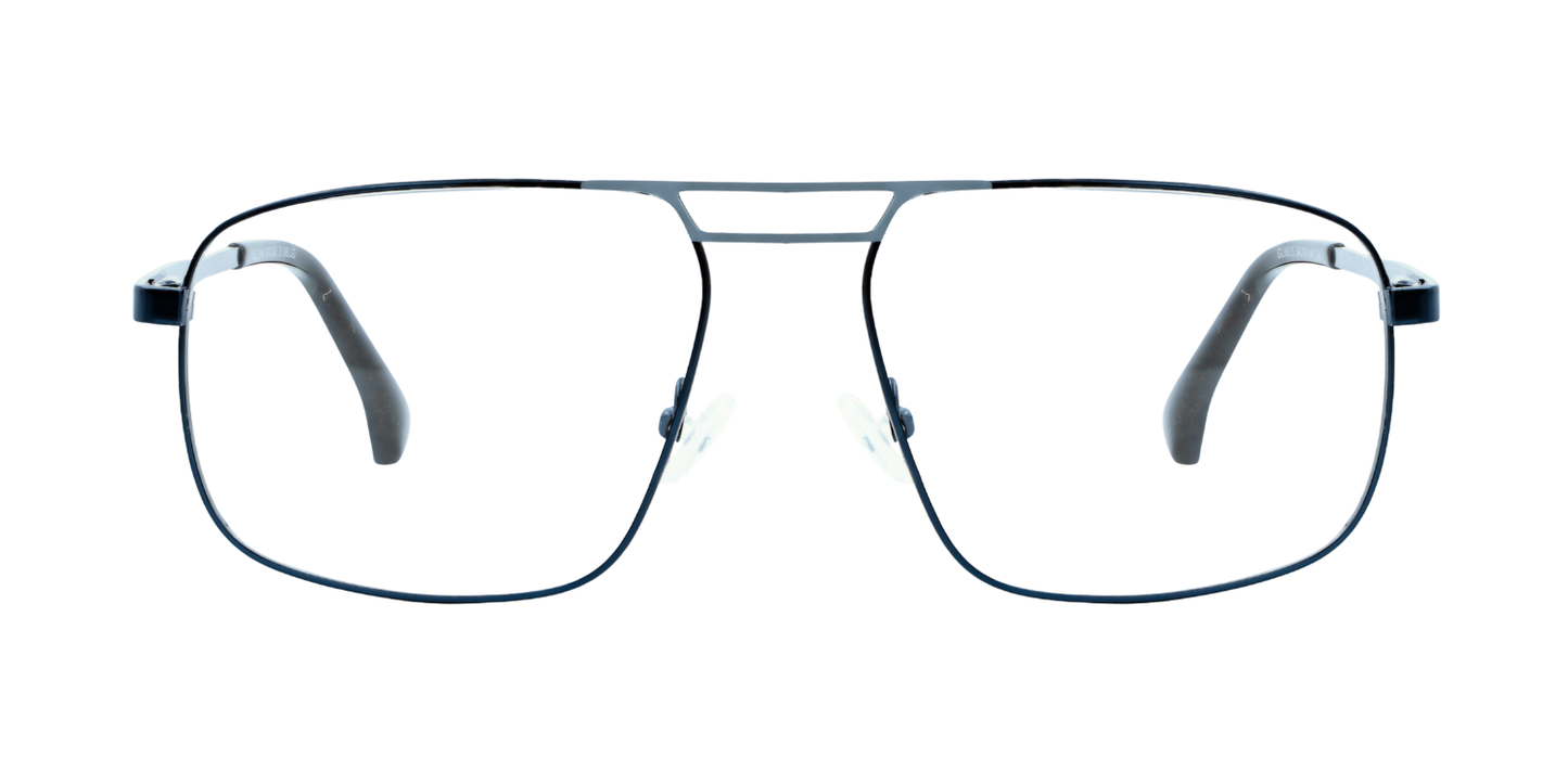 Full Rim Double Bridge Rectangle Classic Eyeglasses