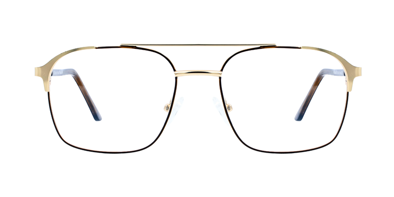 Full Rim Double Bridge Rectangle Classic Eyeglasses