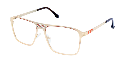 Full Rim Double Bridge Rectangle Classic Eyeglasses