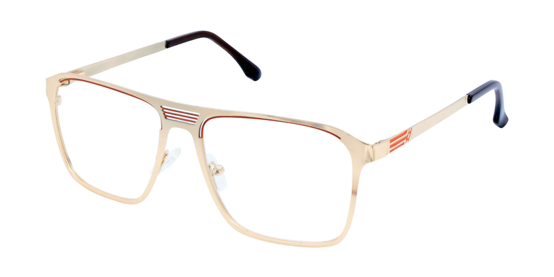 Full Rim Double Bridge Rectangle Classic Eyeglasses