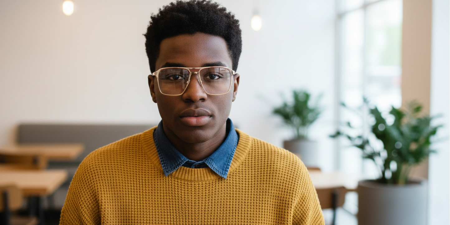 Full Rim Double Bridge Rectangle Classic Eyeglasses