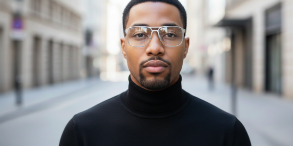 Full Rim Double Bridge Rectangle Classic Eyeglasses