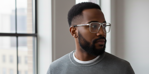 Full Rim Double Bridge Rectangle Classic Eyeglasses