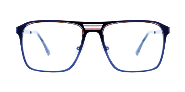 Full Rim Double Bridge Rectangle Classic Eyeglasses
