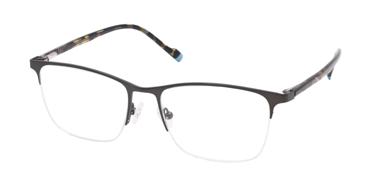 Half Rim Rectangle Classic Eyeglasses