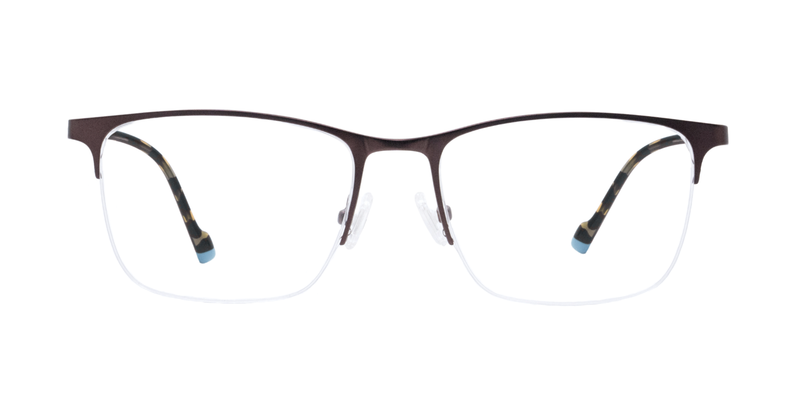 Half Rim Rectangle Classic Eyeglasses