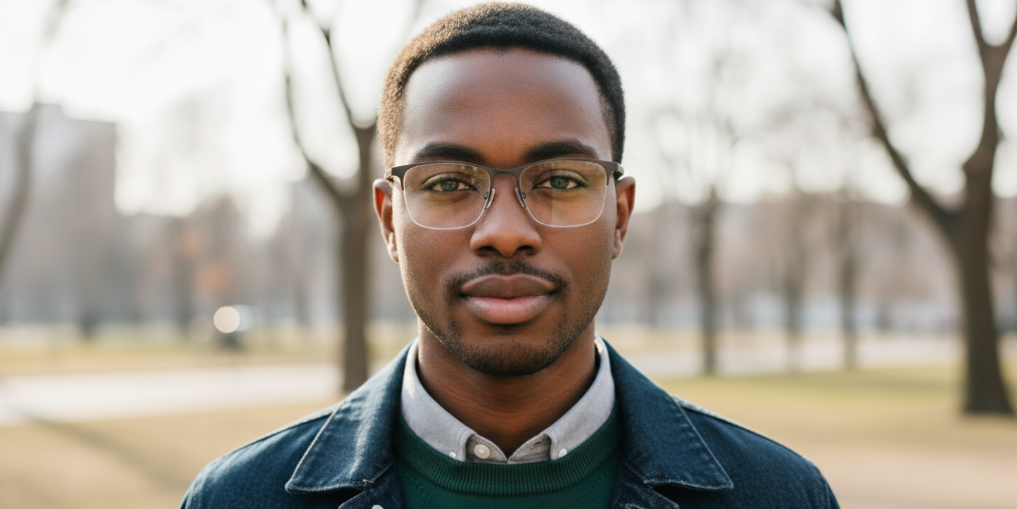 Half Rim Rectangle Classic Eyeglasses