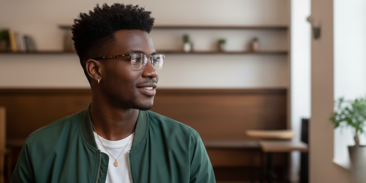 Half Rim Rectangle Classic Eyeglasses