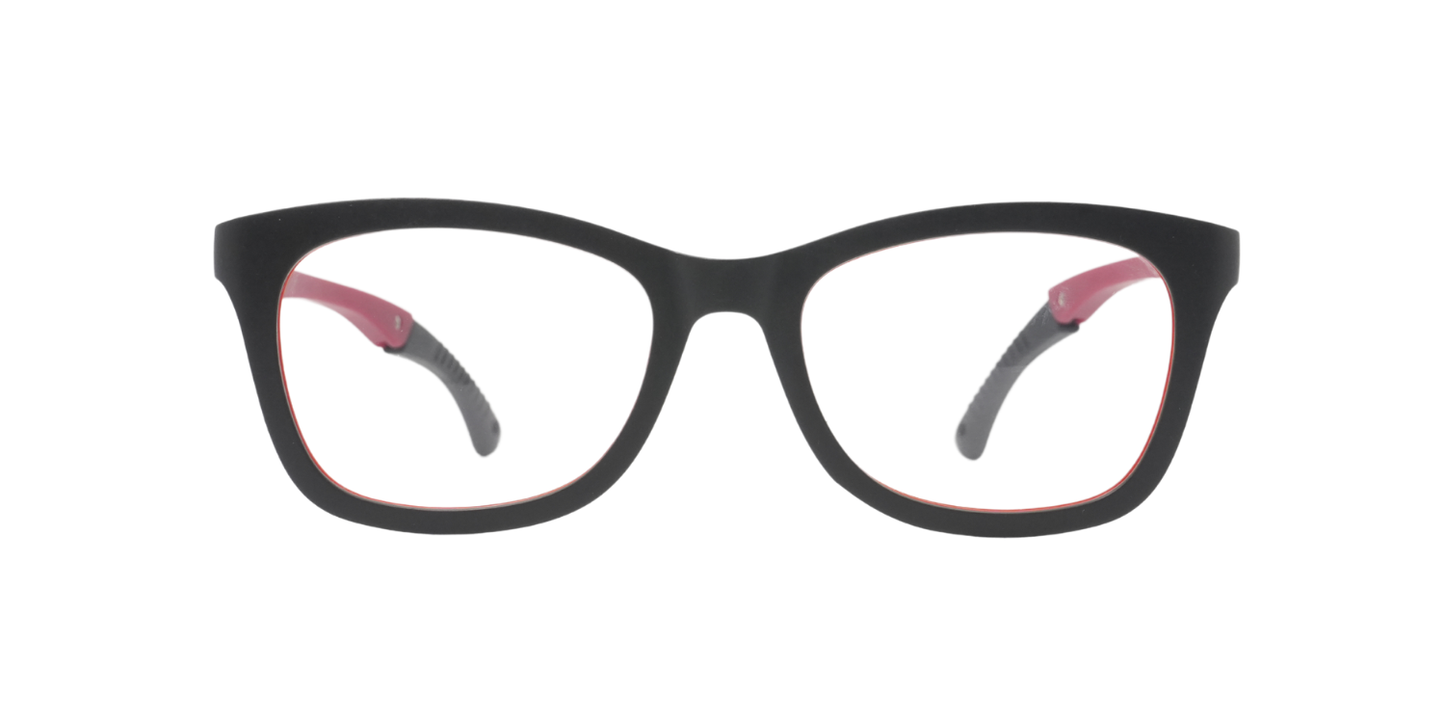 Full Rim Wayfarer Eyeglasses With Adjustable Temples