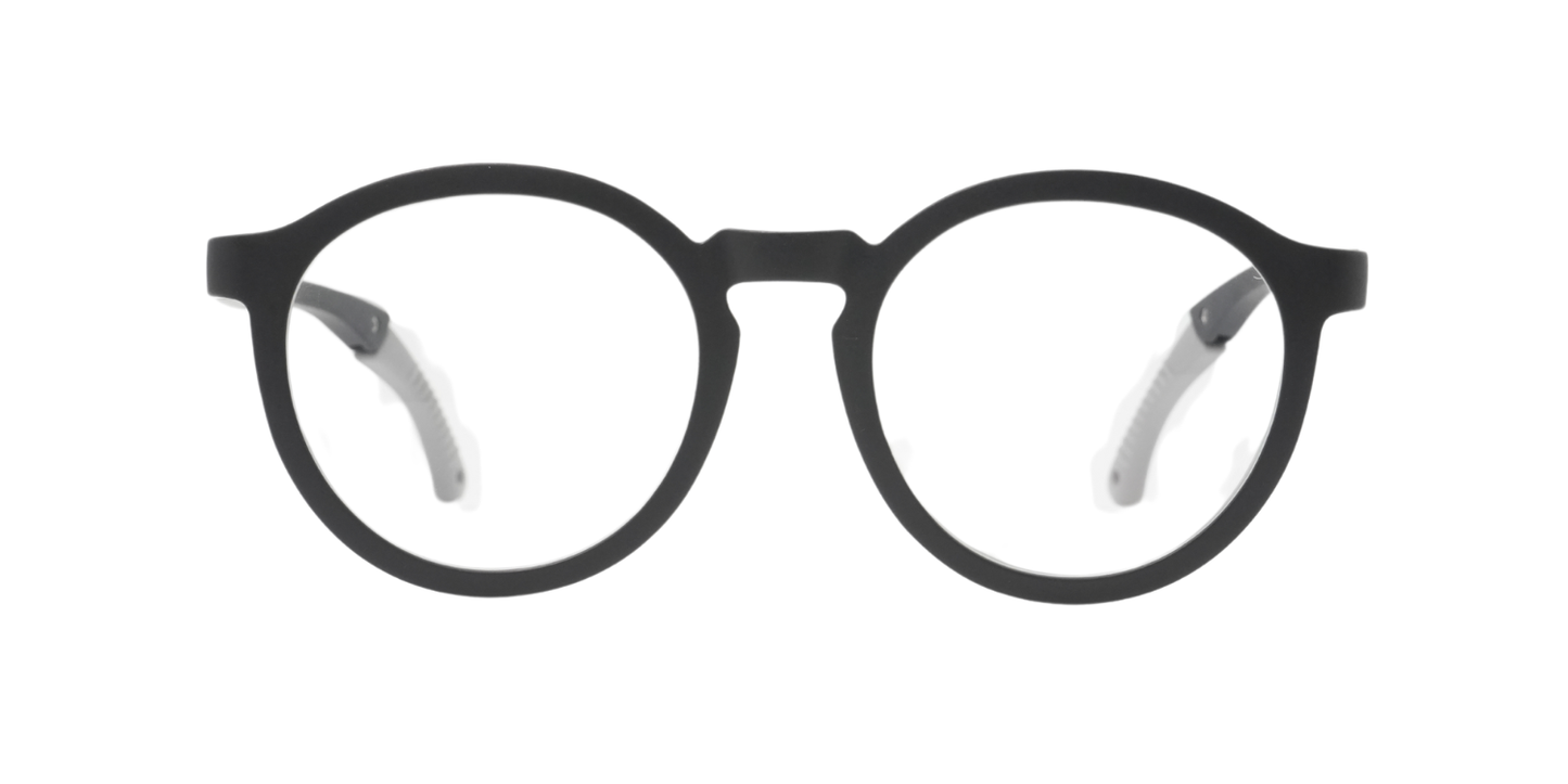 Full Rim Round Eyeglasses With Adjustable Temples
