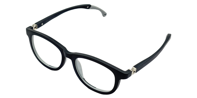 Full Rim Round Eyeglasses With Adjustable Temples