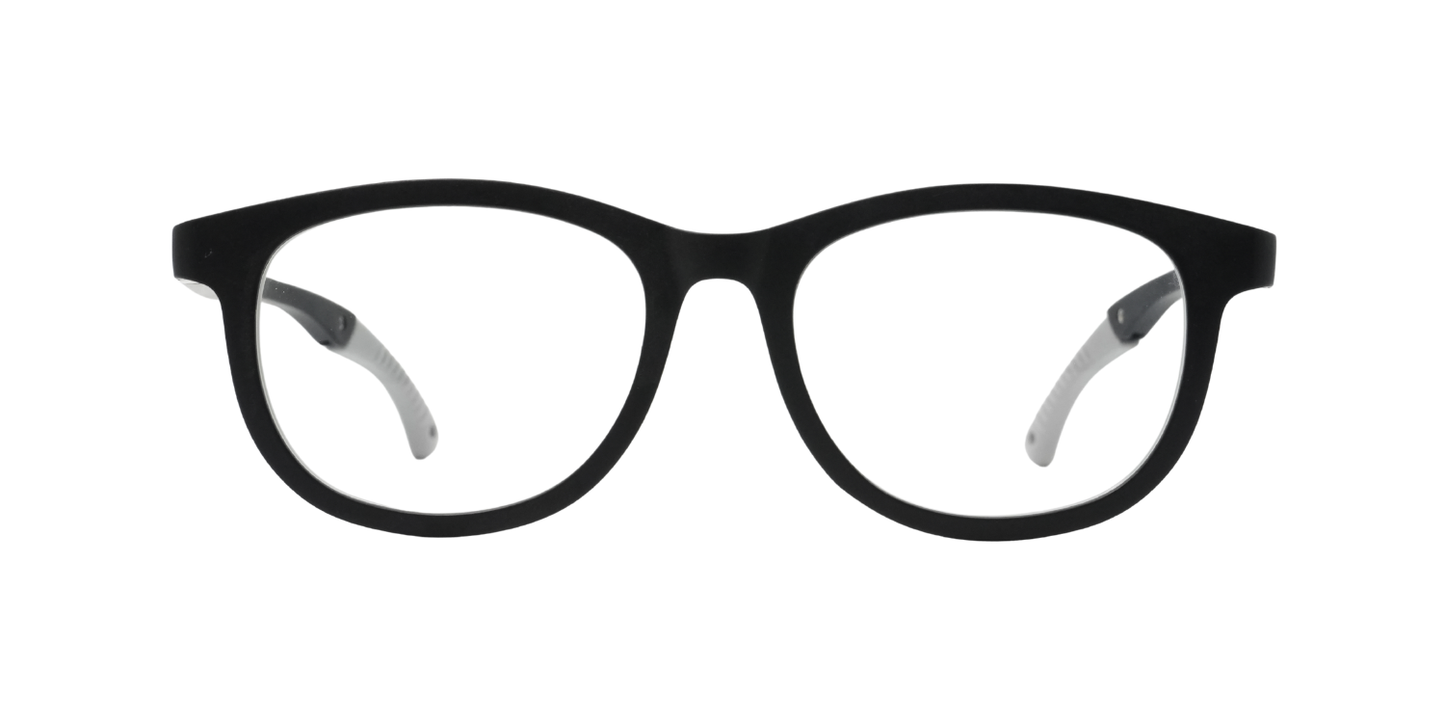 Full Rim Round Eyeglasses With Adjustable Temples