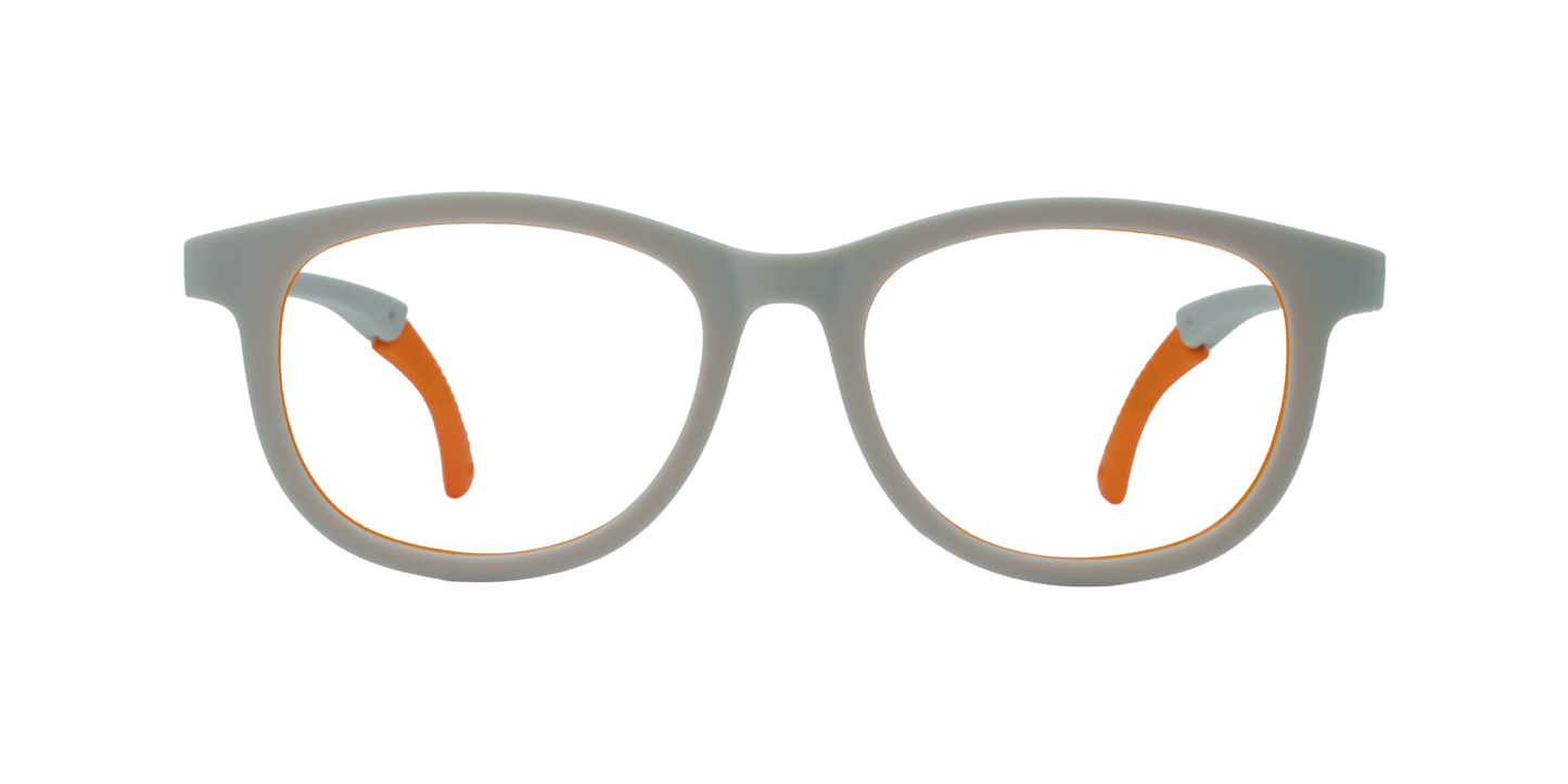 Full Rim Round Eyeglasses With Adjustable Temples
