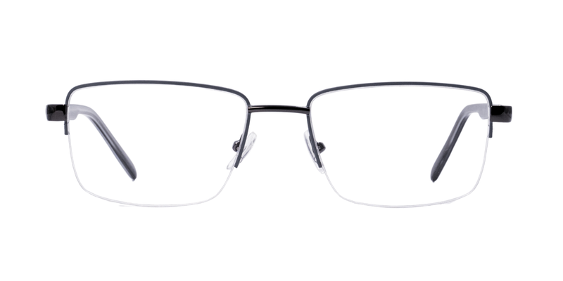 Half Rim Rectangle Classic Eyeglasses