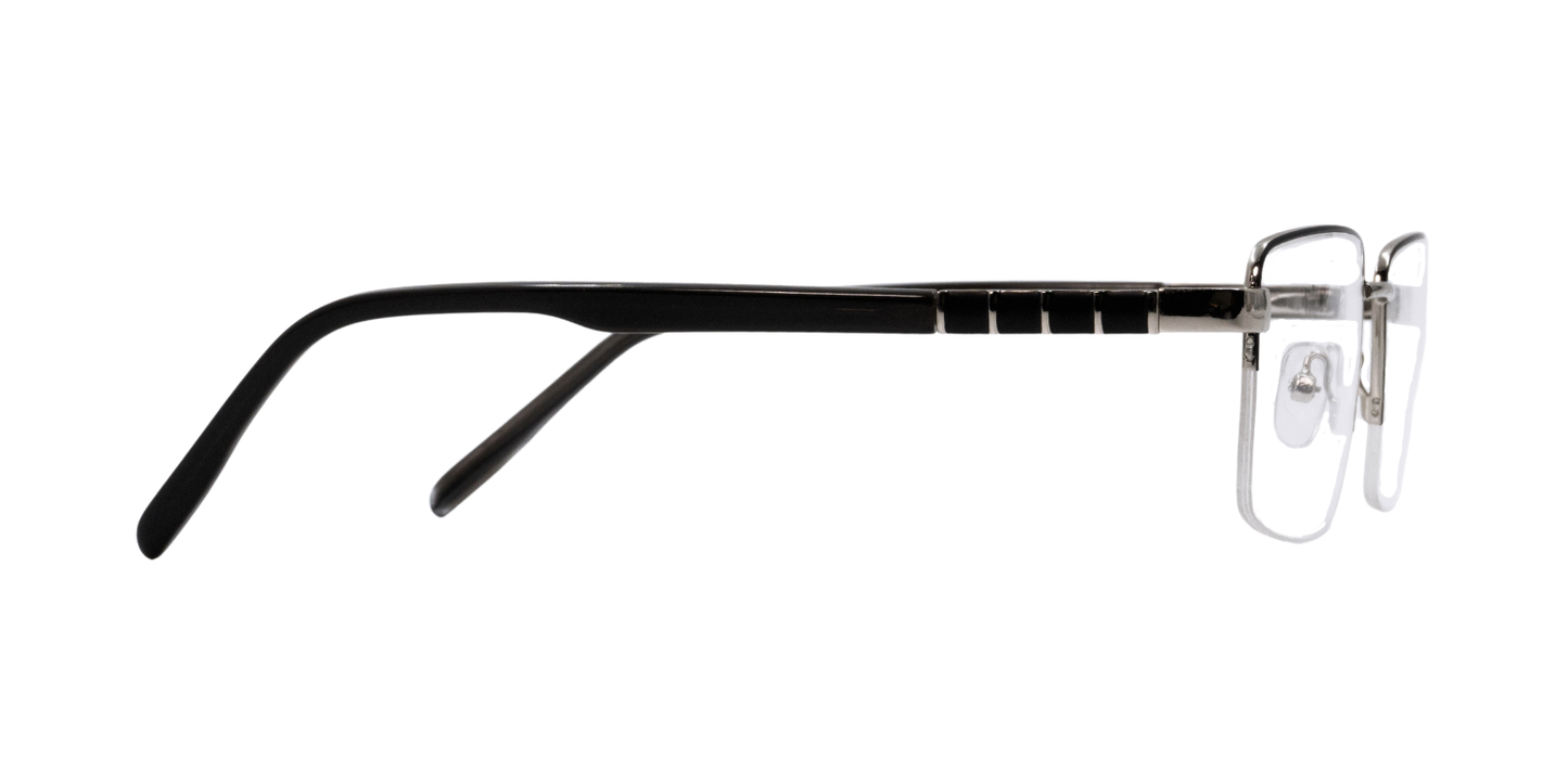 Half Rim Rectangle Classic Eyeglasses