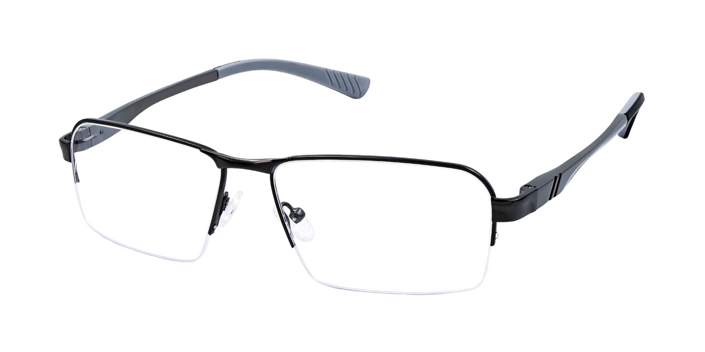 Half Rim Rectangle Classic Eyeglasses