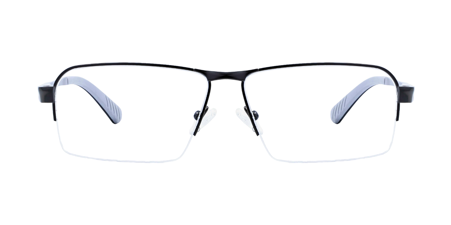 Half Rim Rectangle Classic Eyeglasses