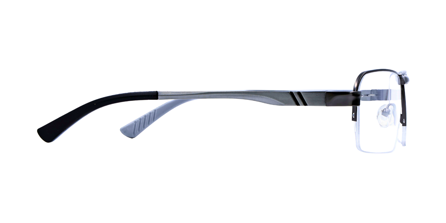 Half Rim Rectangle Classic Eyeglasses