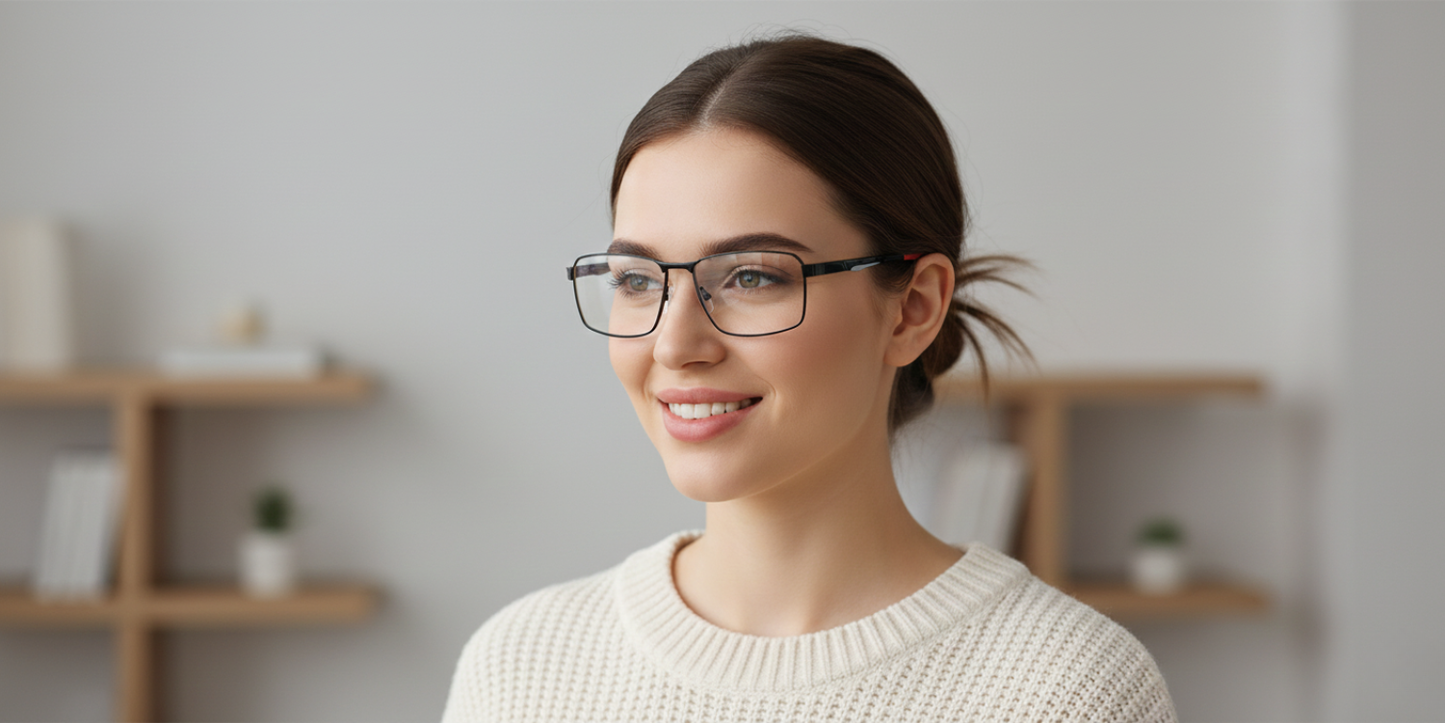 Full Rim Rectangle Classic Eyeglasses