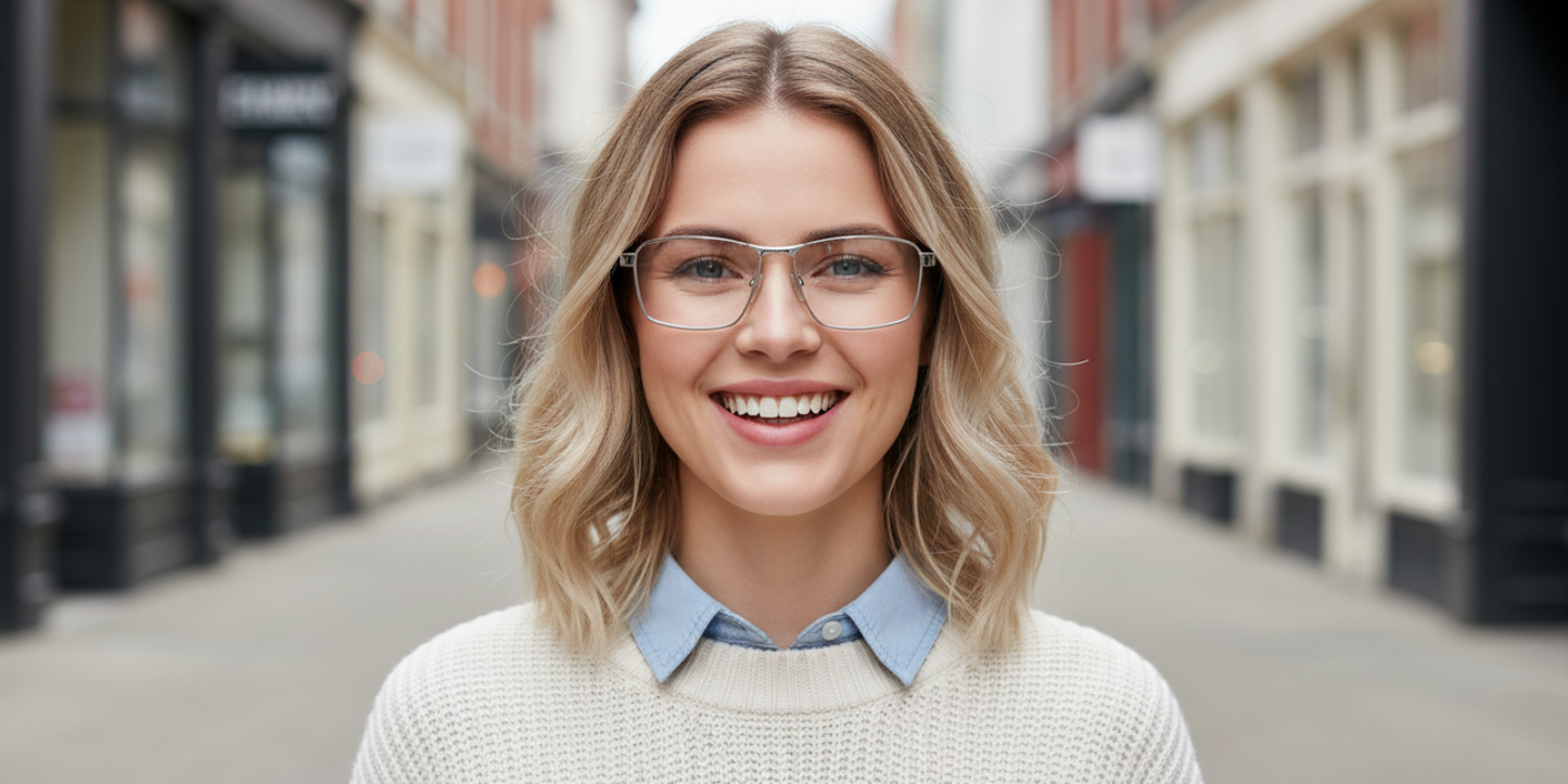 Full Rim Rectangle Classic Eyeglasses