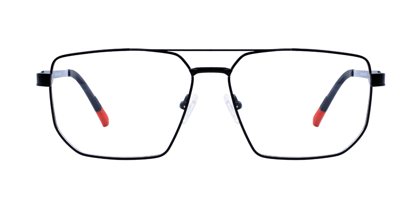 Full Rim Double Bridge Rectangle Classic Eyeglasses