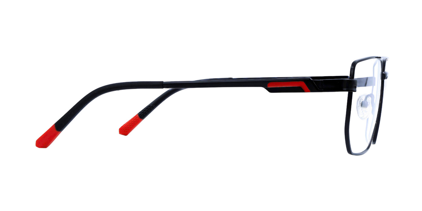 Full Rim Double Bridge Rectangle Classic Eyeglasses