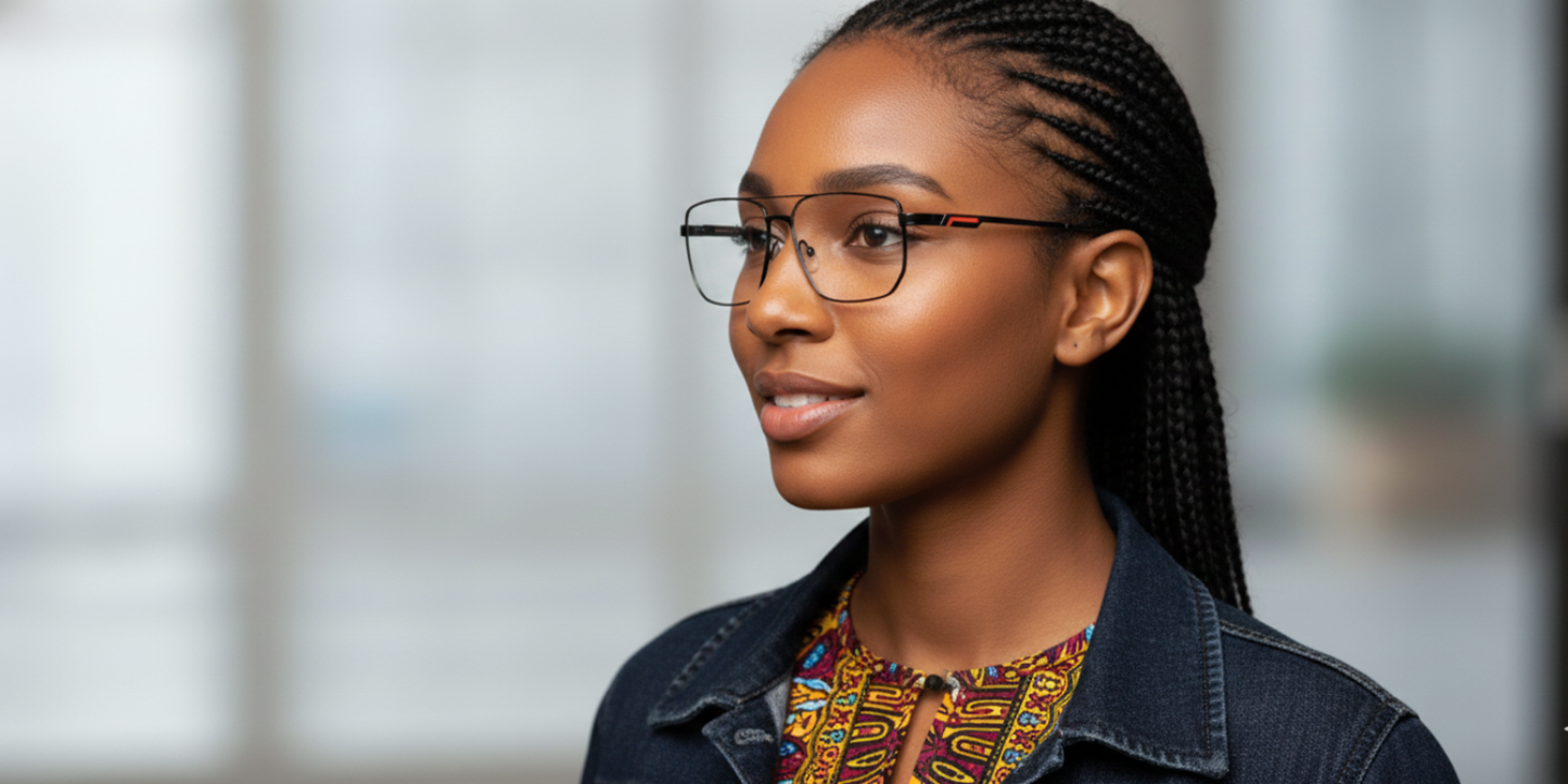 Full Rim Double Bridge Rectangle Classic Eyeglasses